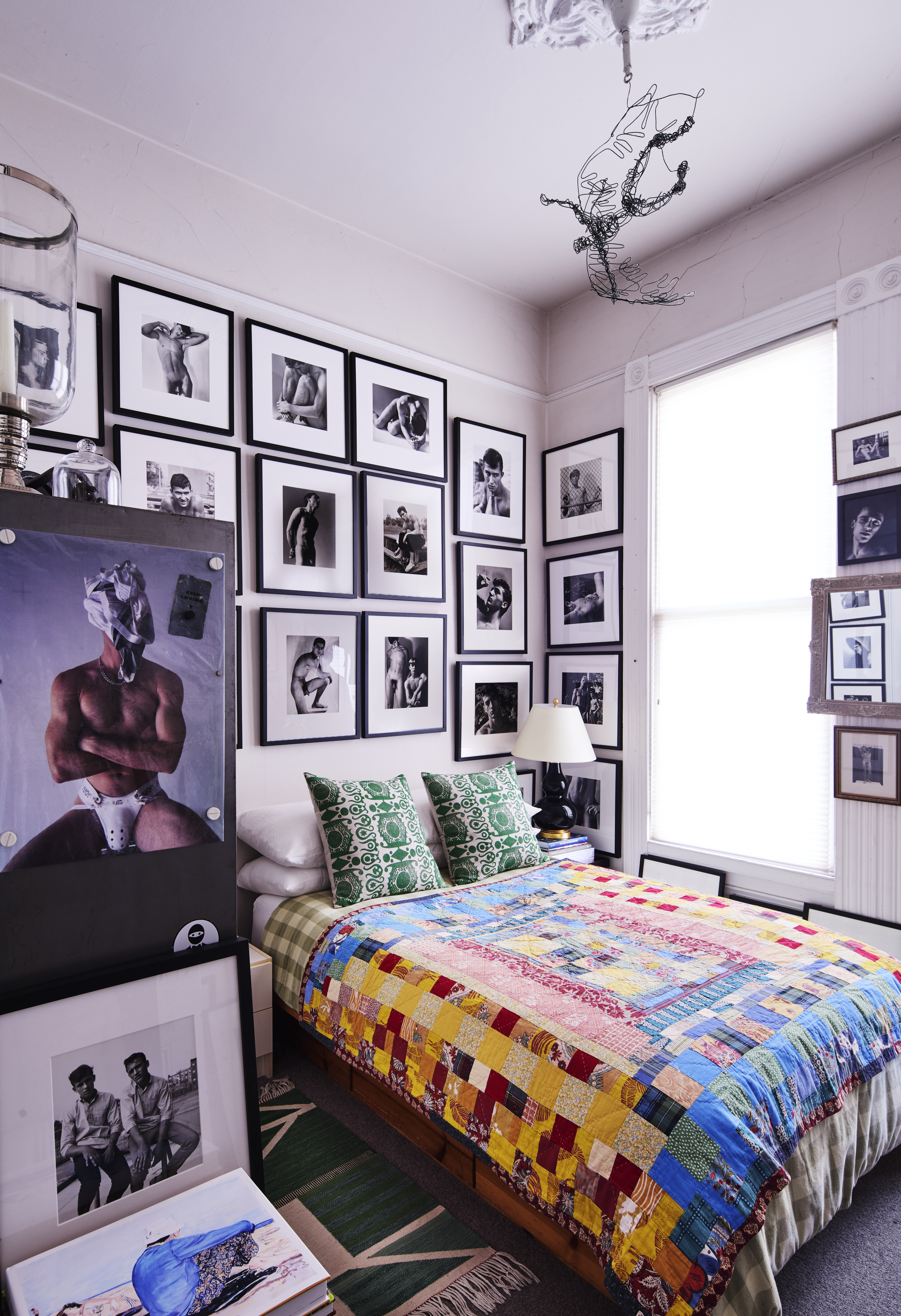 Ron Zuckerman San Francisco Apartment with a collection of nudes