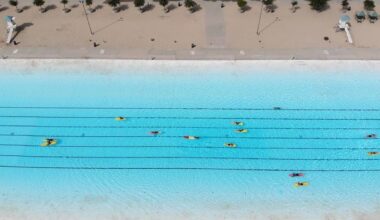 Los Angeles is hosting two free movie nights by the biggest swimming pool in the U.S. this summer