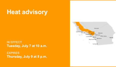 Heat advisory affecting Los Angeles County from Tuesday to Thursday – Whittier Daily News