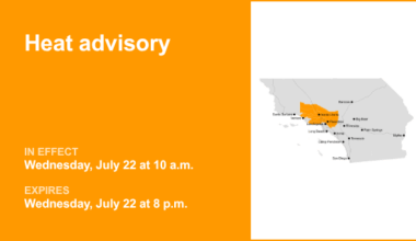 Heat advisory for Los Angeles County for Wednesday – Pasadena Star News