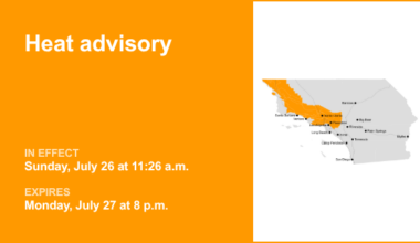 Heat advisory for Los Angeles County until Monday evening – San Gabriel Valley Tribune