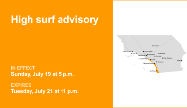 High surf advisory for Orange County Coast and San Diego County Coastal Areas from Sunday to Tuesday – Orange County Register