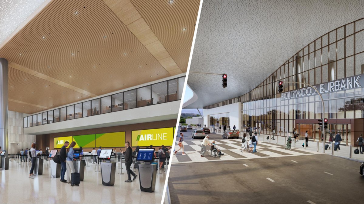 First look at Hollywood Burbank Airport’s new terminal – NBC Los Angeles