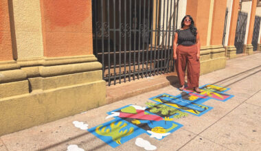 Jack London Square adds hopscotch murals that turn sidewalks into public art