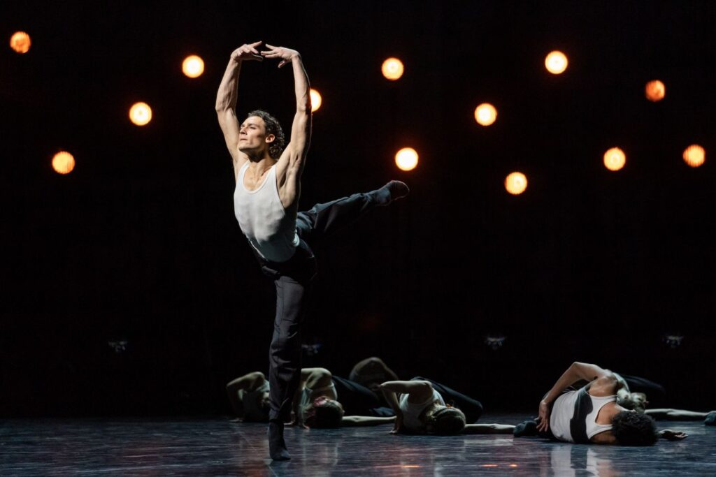 Hugo Marchand in "Body and Soul" Choreography by Crystal Pite - Photo by Yonathan Kellerman.