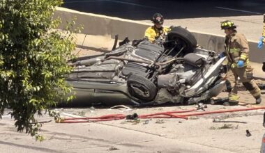 Driver dies after crashing vehicle onto Highway 99 in Fresno