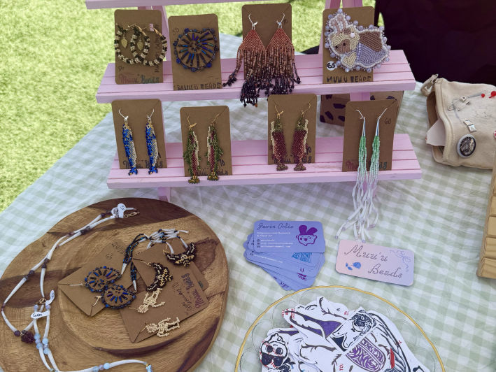 Indigenous jewelry made with beads