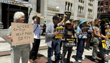 Oakland advocates press Buffy Wicks on SB 954’s fate