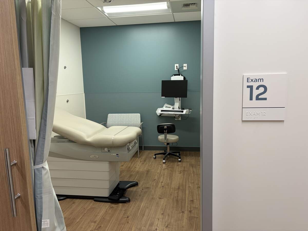 A care room at the new Sutter Health Elk Grove Primary Care Center is shown Wednesday, July 29, 2026, during a grand opening celebration. The 8427 Elk Grove Blvd. facility opens Aug. 4.