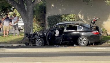 One injured after two-vehicle crash in central Fresno