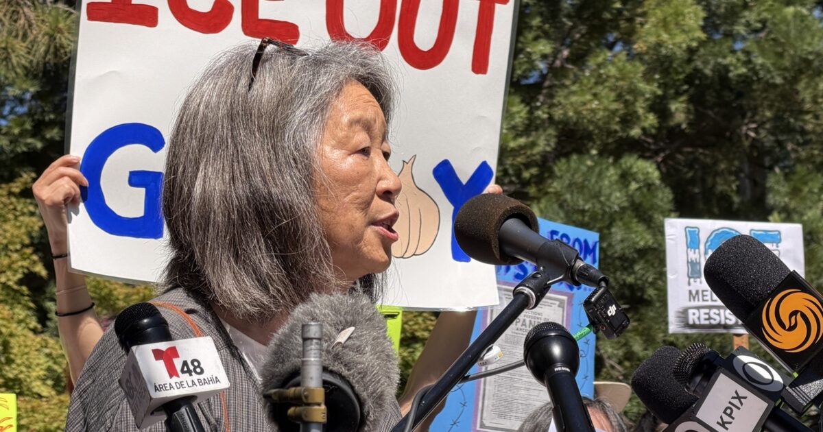 San Jose Japantown stages ICE facility protest