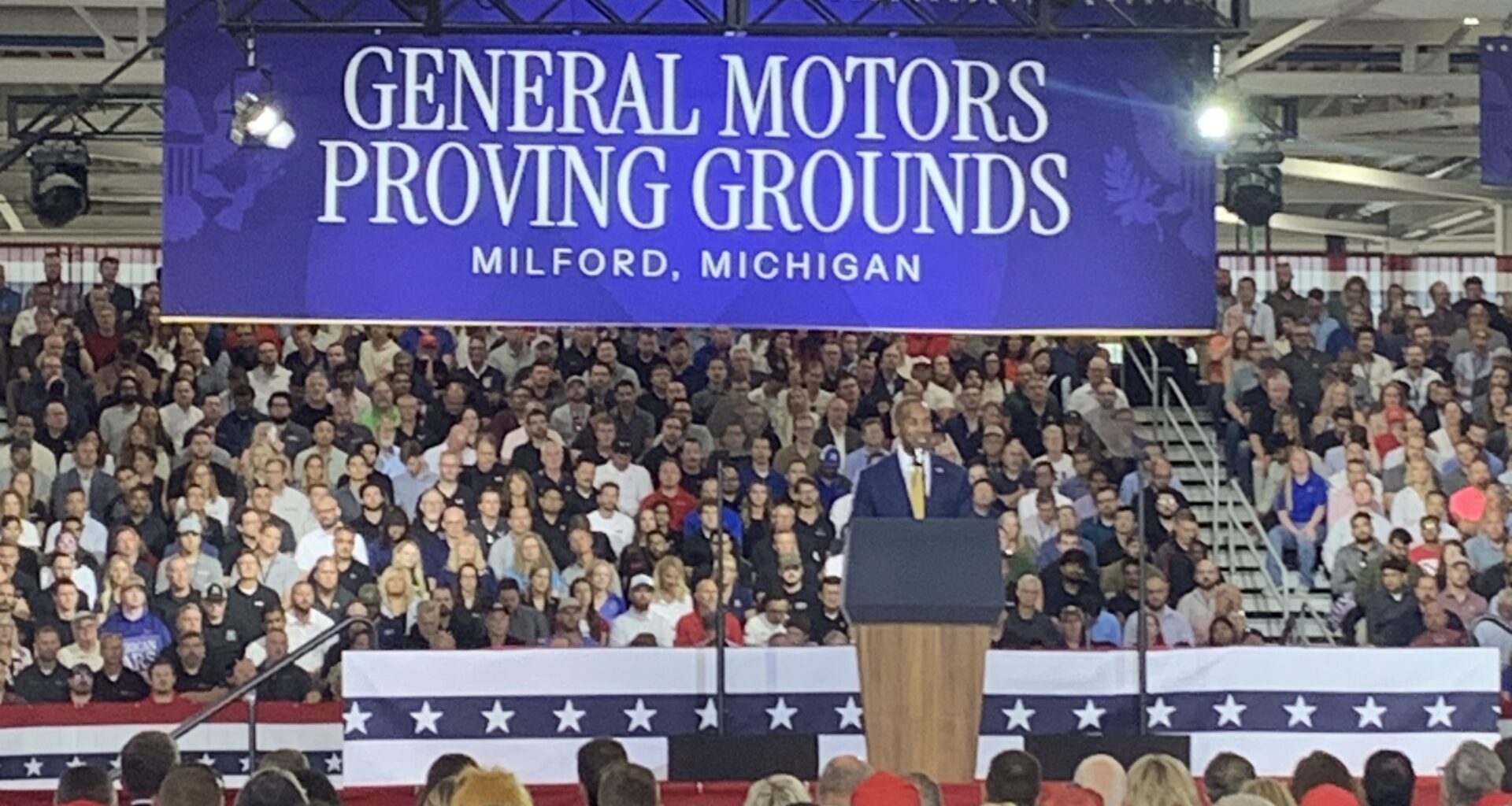 Trump supporters converge in Milford to see the president speak – The Oakland Press