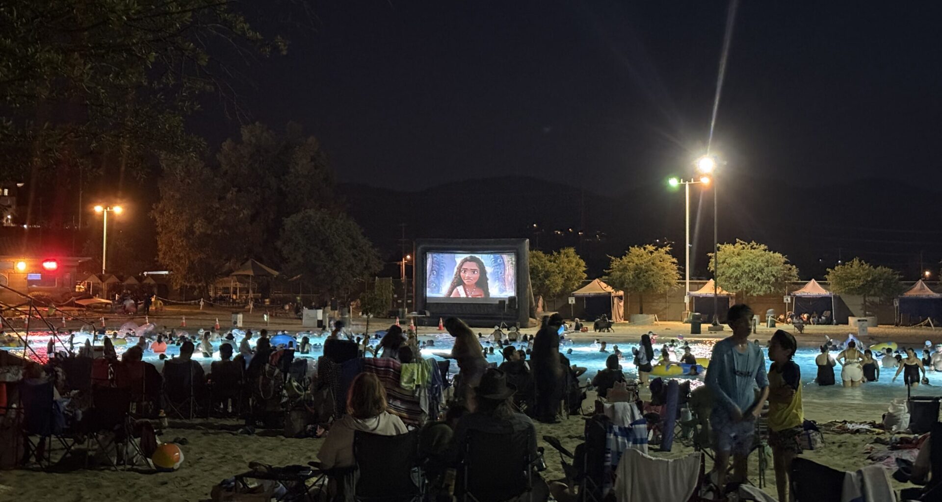 Hansen Dam’s Free Movie Nights Return to L.A.’s Biggest Pool