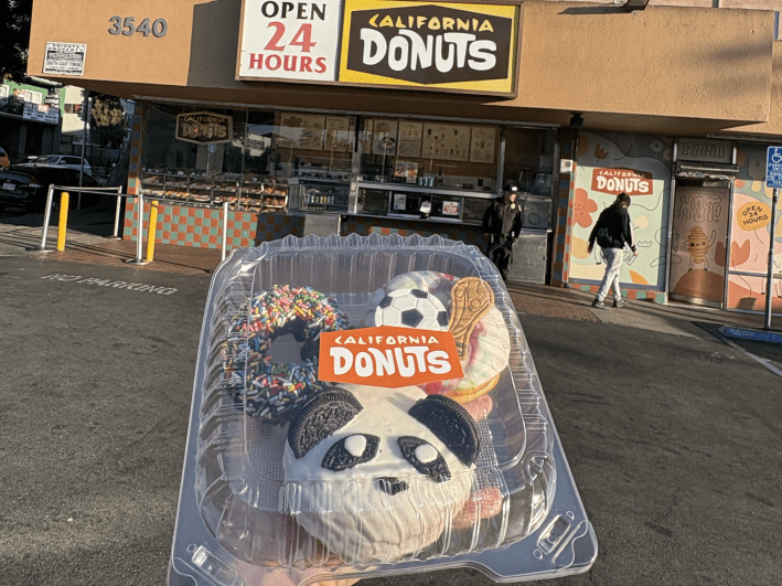 a box of donuts