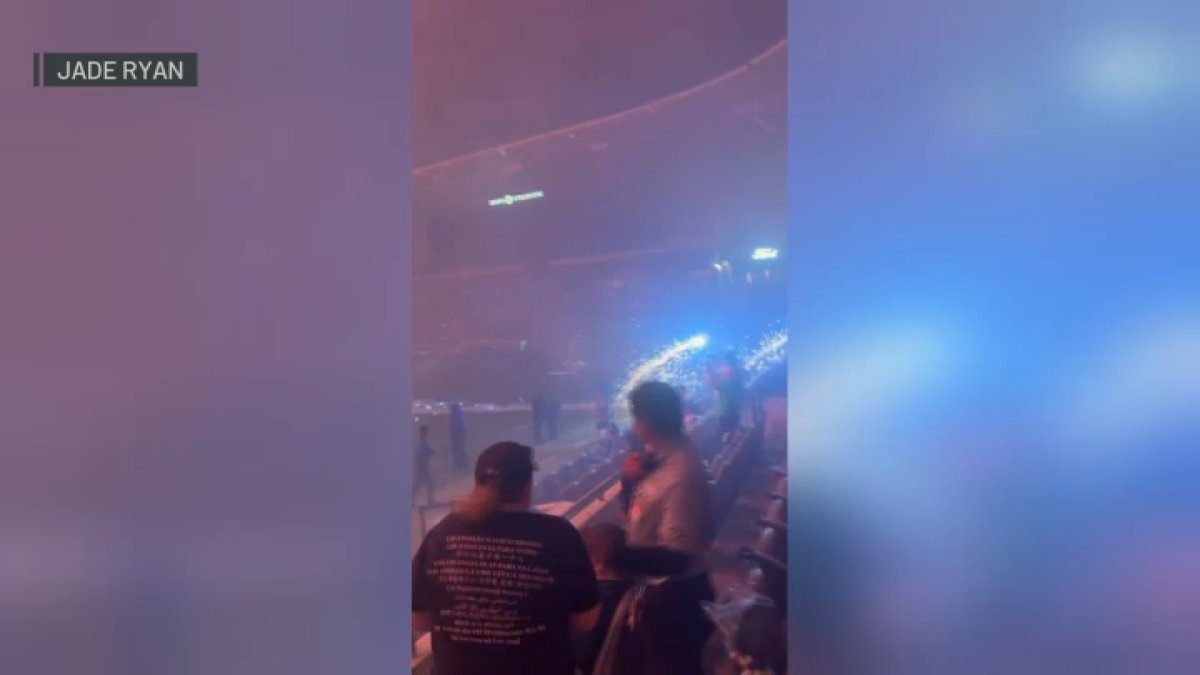Apparent fireworks mishap after Angel City FC game at BMO Stadium – NBC Los Angeles