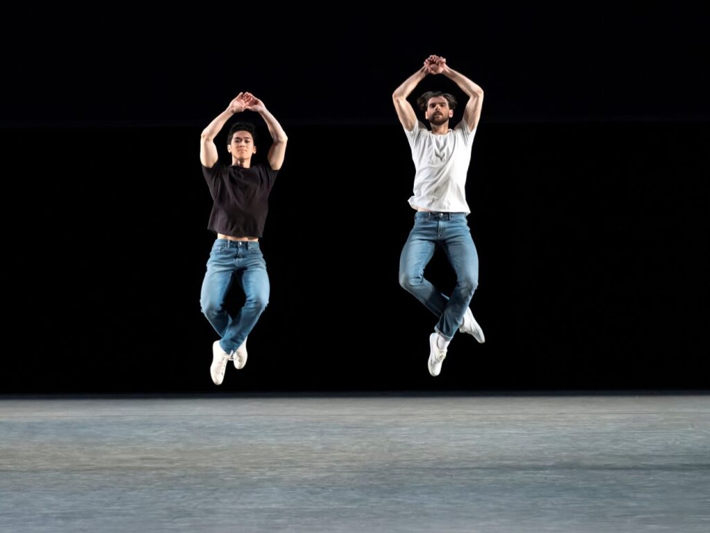 NYCG - KJ Takahashi and Peter Walker - "The Times Are Racing" by Tiler Peck - Photo by Erin Baiano.