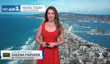 San Diego weather today: Sheena Parveen’s forecast for July 20, 2026 – NBC 7 San Diego
