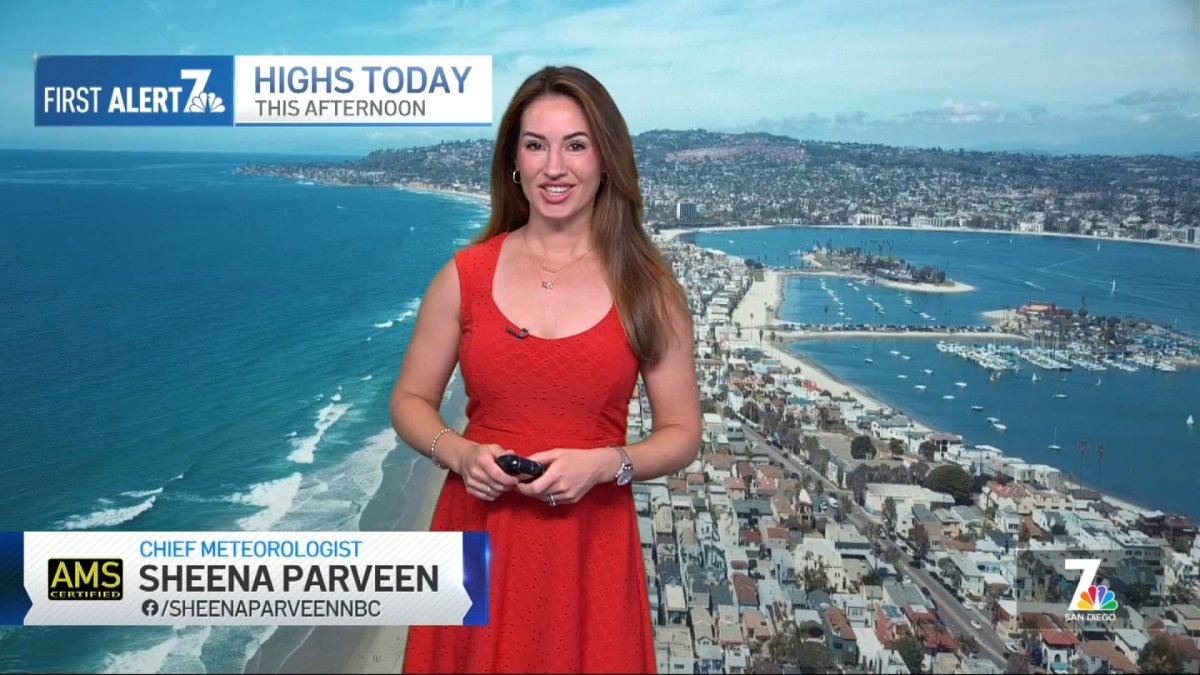 San Diego weather today: Sheena Parveen’s forecast for July 20, 2026 – NBC 7 San Diego