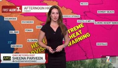 San Diego weather today: Sheena Parveen’s forecast for July 23, 2026 – NBC 7 San Diego