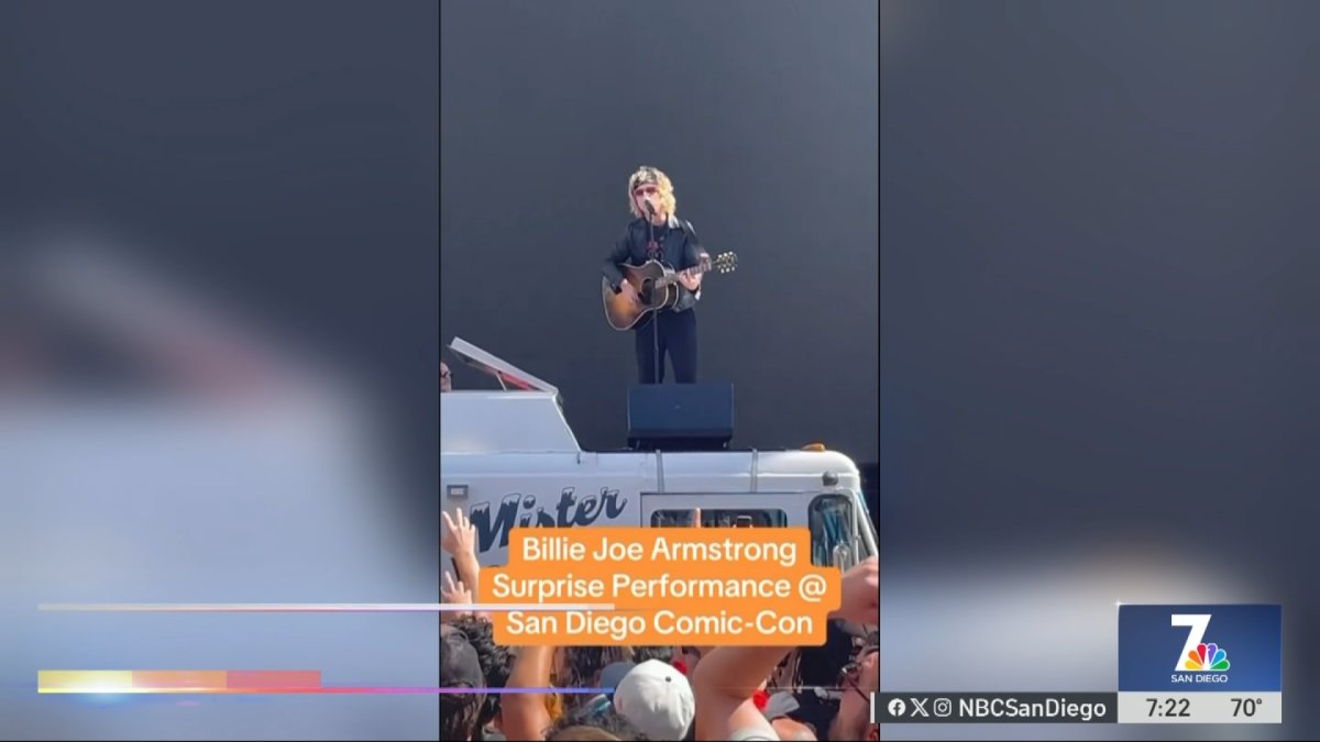Green Day makes surprise appearance at Petco Park during San Diego Comic-Con – NBC 7 San Diego
