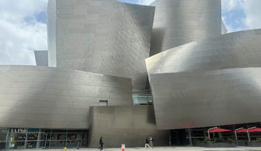 The Walt Disney Concert Hall on South Grand Avenue in downtown Los Angeles first opened in 2003. (Tarmo Hannula/The Pajaronian)