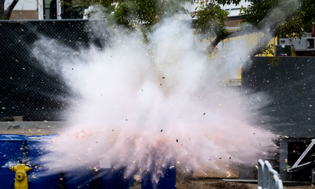 Drones help issue citations for illegal fireworks and confiscate them in Anaheim, Santa Ana – Orange County Register