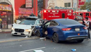 Waymo crash in LA’s Pico Union sends two to hospital, one critical – Press Telegram