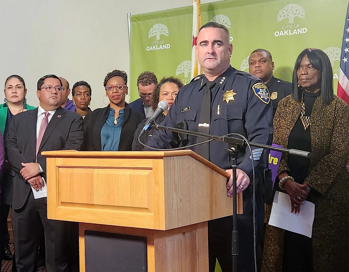 Oakland names James Beere permanent police chief after years of turnover