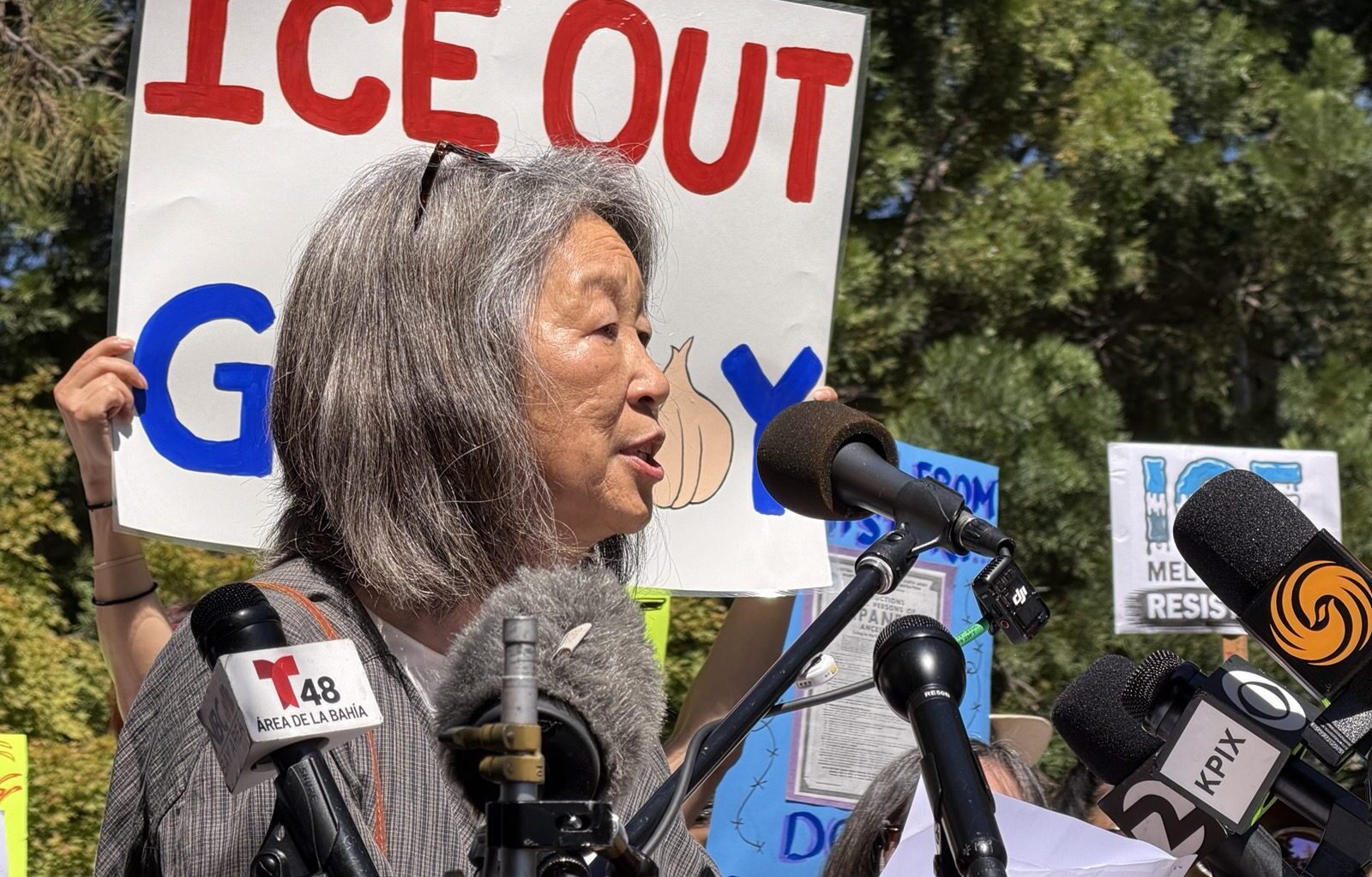 San Jose Japantown rallies against planned ICE facility near Gilroy