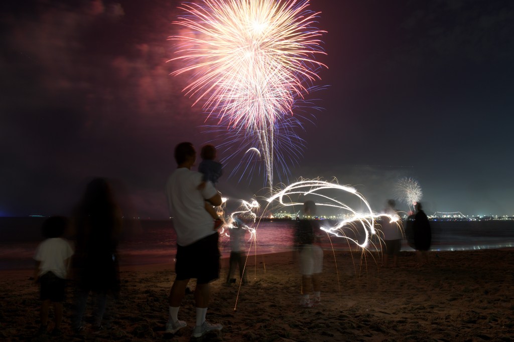 Thousands enjoy three simultaneous Fourth of July fireworks shows along Long Beach coastline – Press Telegram