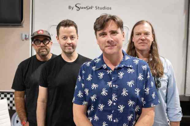 Jimmy Eat World backstage of the Vans Warped Tour music festival in Long Beach on Saturday, July 25, 2026. (Photo by Drew A. Kelley, Press-Telegram/SCNG)