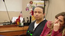 Larry Millete sits next to his defense attorney, Liann Sabatini, during a hearing on Monday, July 20, 2026.