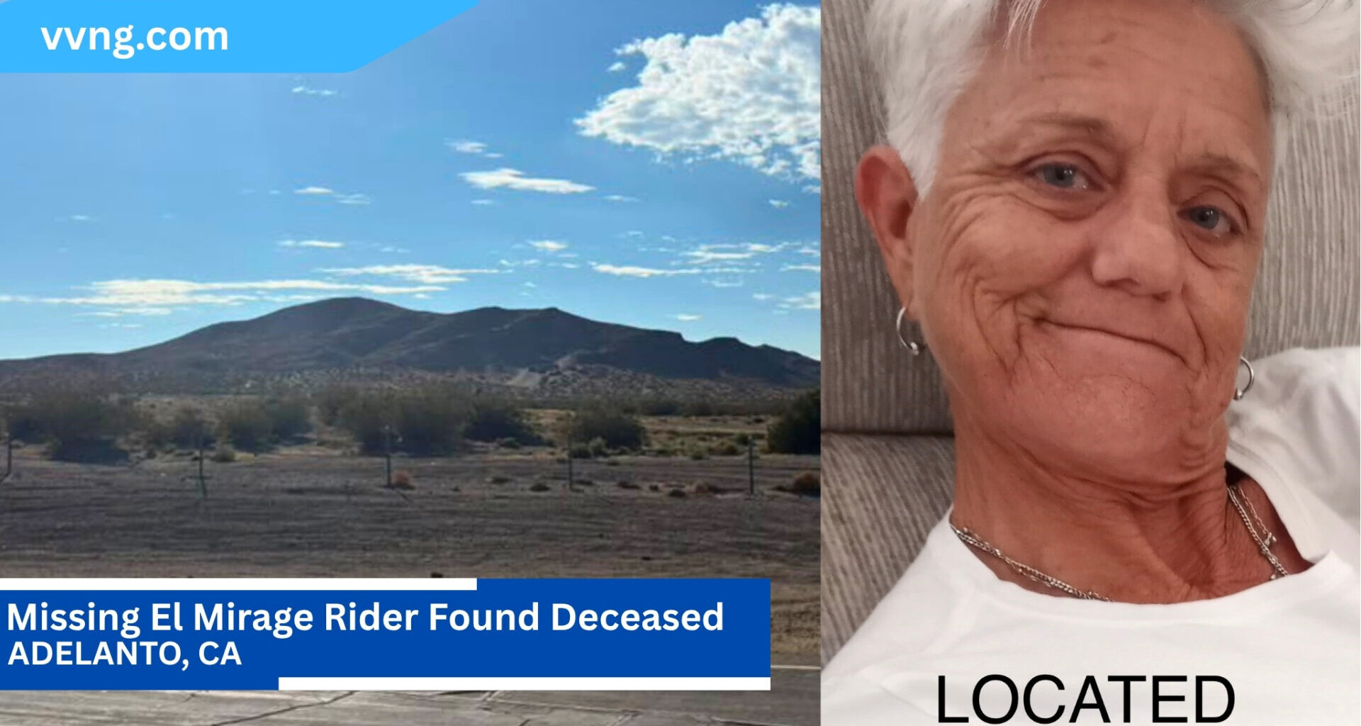 Long Beach Woman Missing At El Mirage OHV Area Found Deceased After Nearly a Week-Long Search