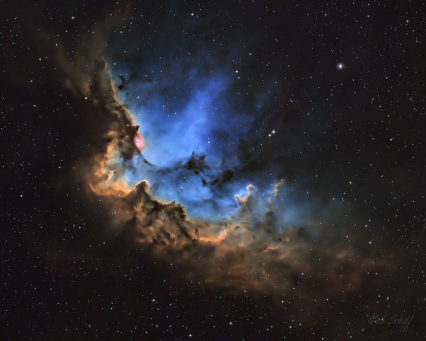 The Wizard Nebula is pictured in this image taken by astrophotographer Bob Schiff in Danville, Calif. (Courtesy of Bob Schiff)