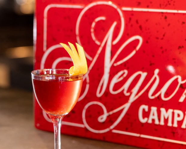 Negroni at Notte Divino in Sausalito. (Photo by Matt Spinetta/Prismic Photography)