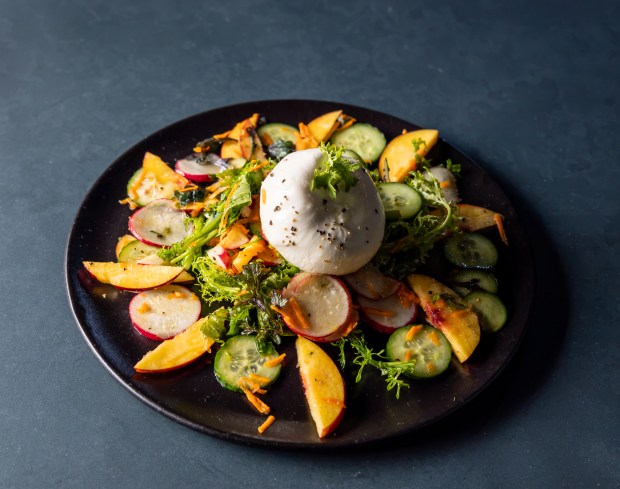 Burrata Salad at Notte Divino in Sausalito. (Photo by Matt Spinetta/Prismic Photography)