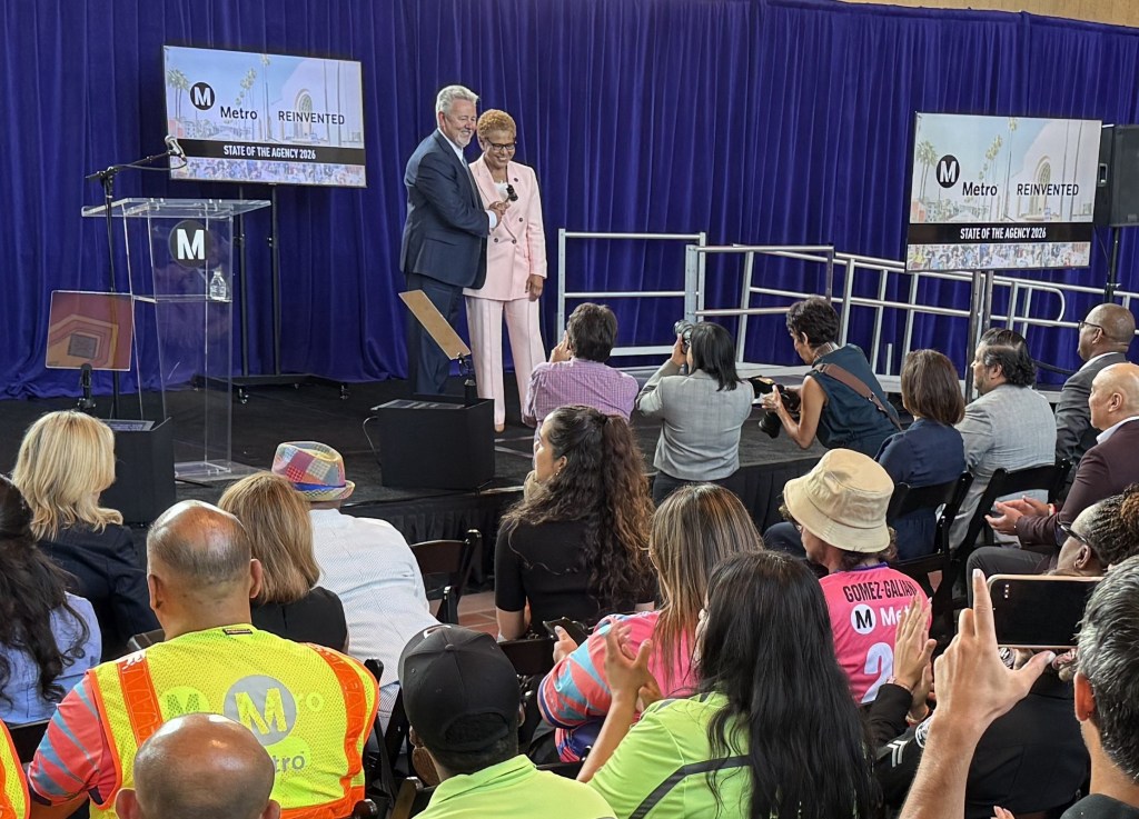 Mayor Karen Bass Outlines Her Metro Agenda including Fare Free Transit, Bus Lanes