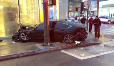 Driver Fleeing SFPD Collides With Car In Mission Then Smashes Dealership Windows, Injuring Eight