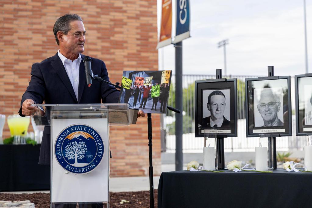 ‘Say their name’: CSUF vigils honors victims of 1976 library shooting – Orange County Register