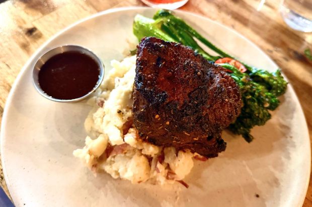 A Wagyu Picanha steak is seen on July 18 at The Meat Cellar in Claremont, CA. (Photo by Mercedes Cannon-Tran/SCNG)