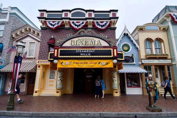Disneyland's Main Street Cinema, an original 1955 opening day attraction, on Main Street U.S.A. in Anaheim, CA, on Thursday, June 20, 2019. (Photo by Jeff Gritchen, Orange County Register/SCNG)