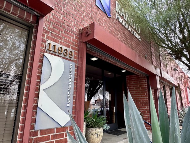 The 30,000-square-foot Rando Productions creative workshop in North Hollywood. (Photo by Brady MacDonald, Orange County Register/SCNG)