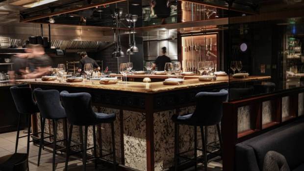 The chef's table at Lucky Cat by Gordon Ramsay in London's Mayfair district. (Courtesy of Gordon Ramsay Restaurants)