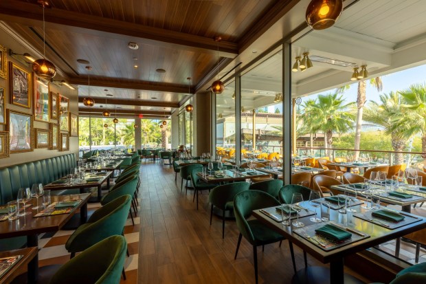 The indoor dining room of the Gordon Ramsay at the Carnaby gastropub in Downtown Disney. (Courtesy of Disneyland)