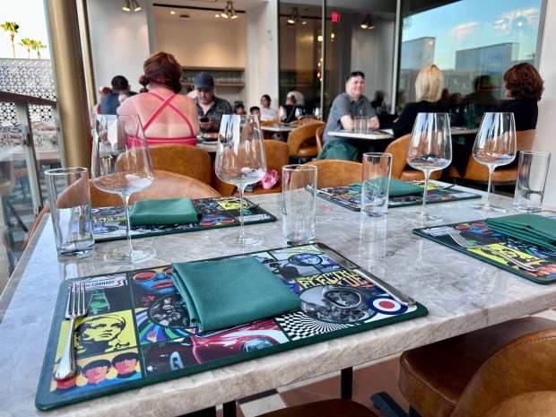 The Gordon Ramsay at the Carnaby outdoor patio in Downtown Disney. (Photo by Brady MacDonald, Orange County Register/SCNG)