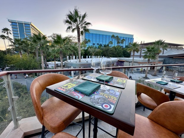 The view from the Gordon Ramsay at the Carnaby bar in Downtown Disney. (Photo by Brady MacDonald, Orange County Register/SCNG)