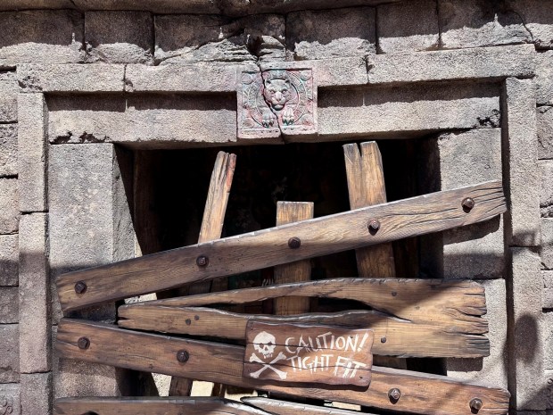 Decor in the queue for the new Montezooma: The Forbidden Fortress roller coaster at Knott's Berry Farm. (Photo by Brady MacDonald, Orange County Register/SCNG)