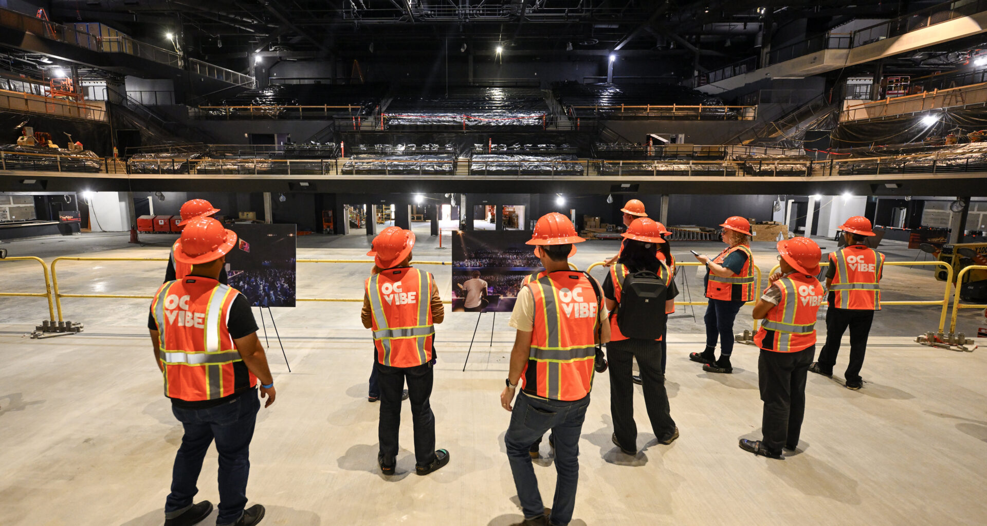 Backstage look at the under-construction OCVibe concert hall – Orange County Register