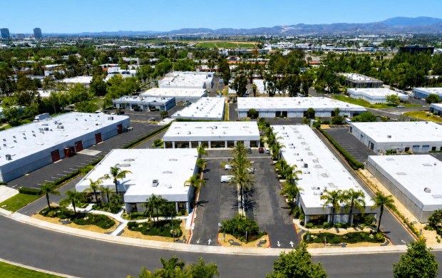 Alcalde Business Center, a 37,318-square-foot, multitenant industrial park in Laguna Hills, sold June 16 for $14 million to Mosaic Industrial, according to documents viewed online at PropertyShark. (Photo courtesy of CBRE)