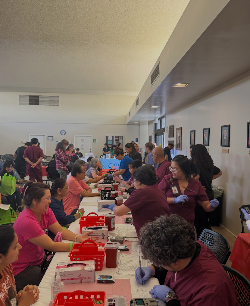 Project FairCare Health, led by students Sophie Martin and Akshay Sharma, has helped more than 1,200 Orange County community members with free healthcare services. (Photo courtesy of Project FairCare Health) 